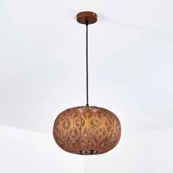 Suspension Kemer Rouille, 1 lumière