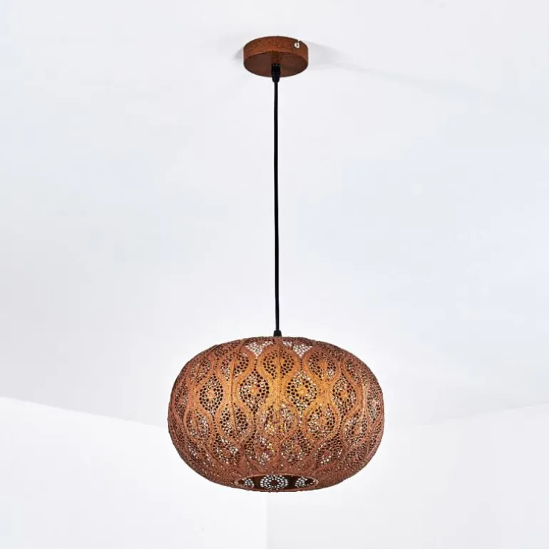 Suspension Kemer Rouille, 1 lumière