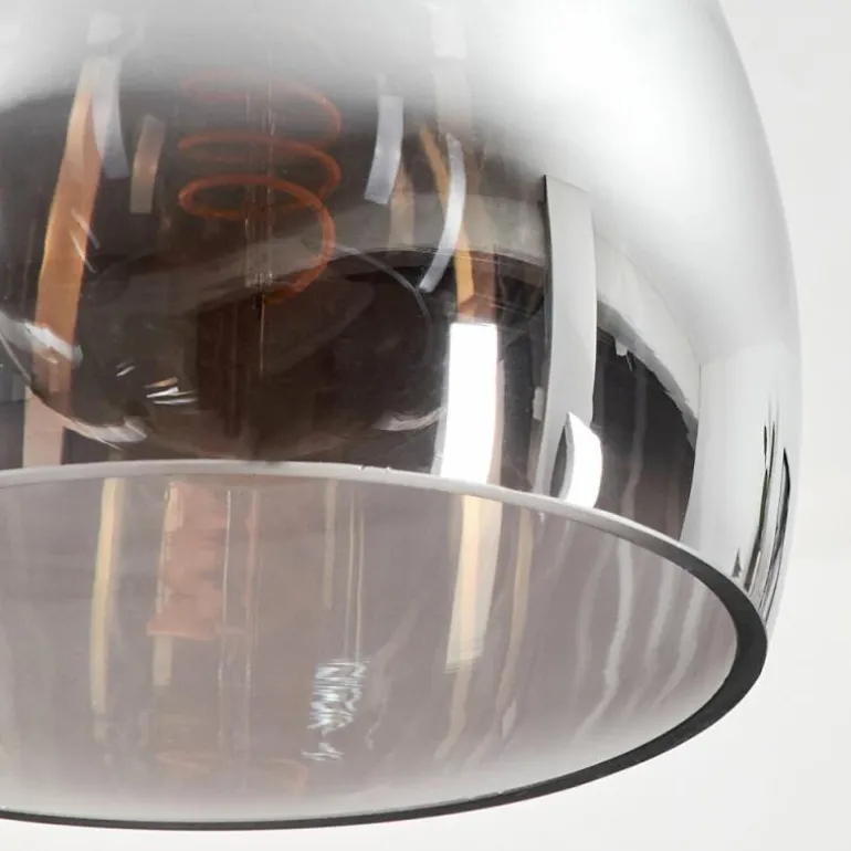 Suspension Kenong Fumé, Noir, 3 lumières