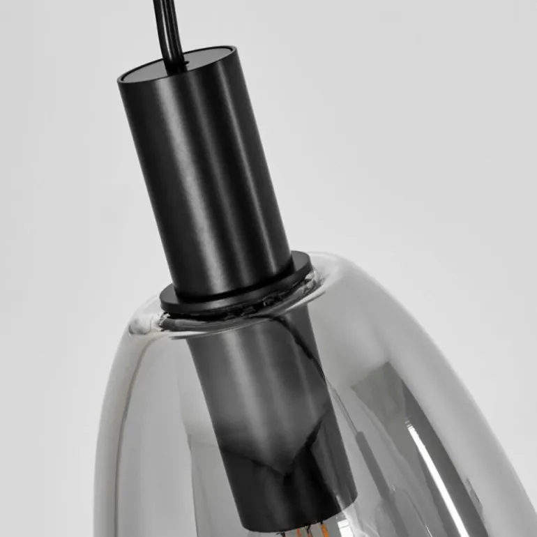 Suspension Kenong Noir, 4 lumières