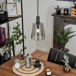 Suspension Kenong Noir, 1 lumière