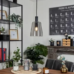 Suspension Kenong Noir, 1 lumière