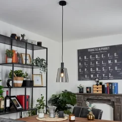 Suspension Kenong Noir, 1 lumière