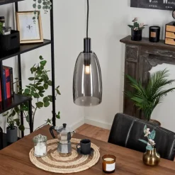 Suspension Kenong Noir, 1 lumière