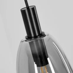 Suspension Kenong Noir, 1 lumière