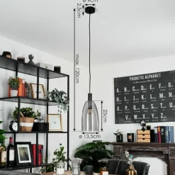 Suspension Kenong Noir, 1 lumière