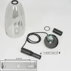 Suspension Kenong Noir, 1 lumière