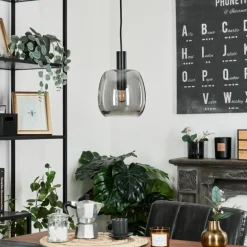 Suspension Kenong Noir, 1 lumière