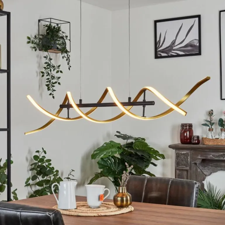 Suspension Khovet LED Noir, 1 lumière