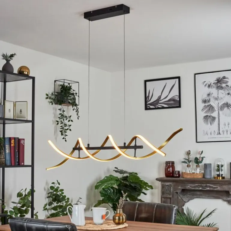 Suspension Khovet LED Noir, 1 lumière