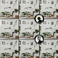 Suspension Khovet LED Noir, 1 lumière