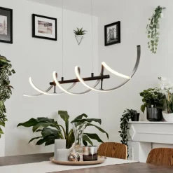 Suspension Khovet LED Noir, 1 lumière