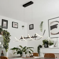 Suspension Khovet LED Noir, 1 lumière