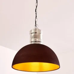Suspension Kinzua Rouille, 1 lumière