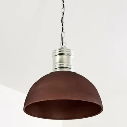 Suspension Kinzua Rouille, 1 lumière