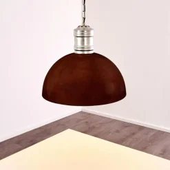 Suspension Kinzua Rouille, Argenté, 1 lumière