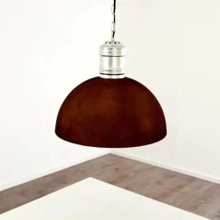 Suspension Kinzua Rouille, Argenté, 1 lumière