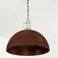 Suspension Kinzua Rouille, Argenté, 1 lumière