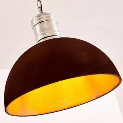 Suspension Kinzua Rouille, Argenté, 1 lumière