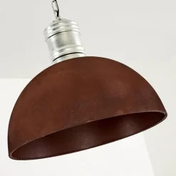Suspension Kinzua Rouille, Argenté, 1 lumière