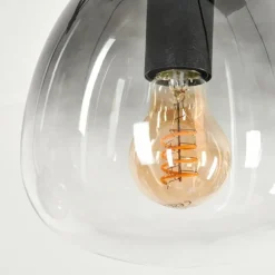 Suspension Kissaboui Noir, 6 lumières