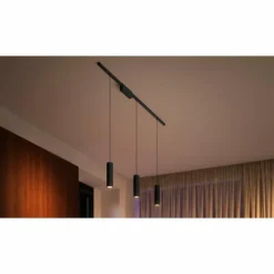Suspension Kit de base x 3 Philips Hue Perifo LED Noir, 3 lumières, Changeur de couleurs