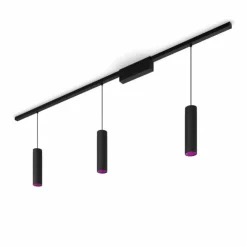 Suspension Kit de base x 3 Philips Hue Perifo LED Noir, 3 lumières, Changeur de couleurs