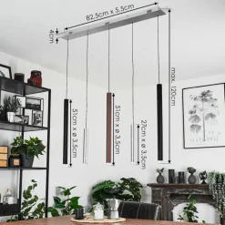 Suspension Krachang LED Aluminium, 1 lumière