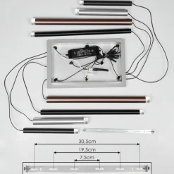 Suspension Krachang LED Aluminium, 1 lumière