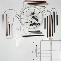 Suspension Krachang LED Aluminium, 1 lumière