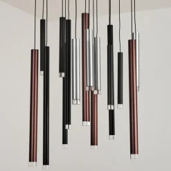 Suspension Krachang LED Aluminium, 1 lumière
