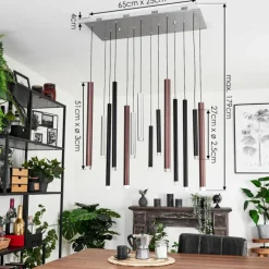 Suspension Krachang LED Aluminium, 1 lumière