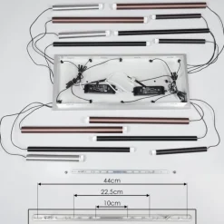 Suspension Krachang LED Aluminium, 1 lumière