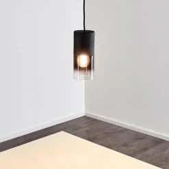 Suspension Kuparuk Noir, 1 lumière