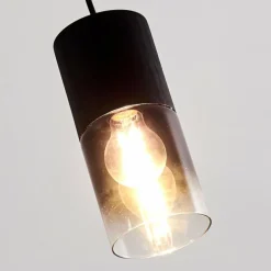 Suspension Kuparuk Noir, 1 lumière