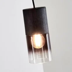 Suspension Kuparuk Noir, 1 lumière