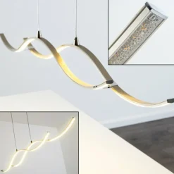 Suspension Kurikko LED Nickel mat, 1 lumière