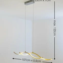 Suspension Kurikko LED Nickel mat, 1 lumière