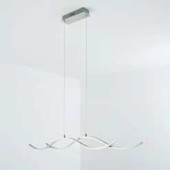 Suspension Kurikko LED Nickel mat, 1 lumière