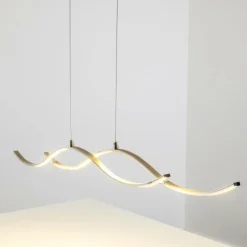 Suspension Kurikko LED Nickel mat, 1 lumière