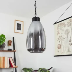 Suspension Larobe Noir, 1 lumière