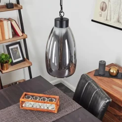 Suspension Larobe Noir, 1 lumière