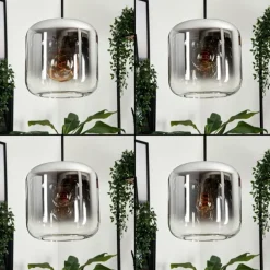 Suspension Lauden Clair, Fumé, 1 lumière