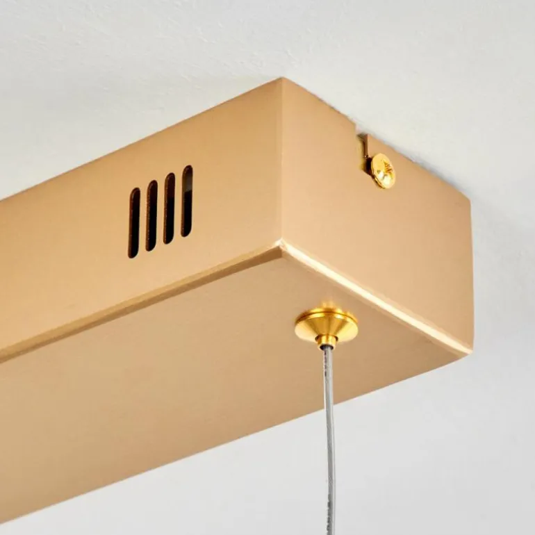 Suspension Lavaca LED Laiton, 4 lumières