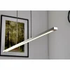 Suspension LED Masterlight Real 2 Acier inoxydable, Nickel mat, 1 lumière