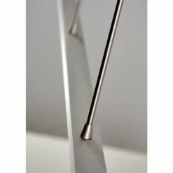 Suspension LED Masterlight Real 2 Acier inoxydable, Nickel mat, 1 lumière