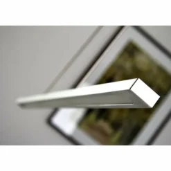 Suspension LED Masterlight Real 2 Acier inoxydable, Nickel mat, 1 lumière