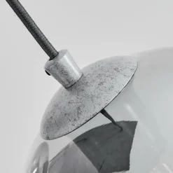 Suspension Leissigen Argent Oxydé, 7 lumières