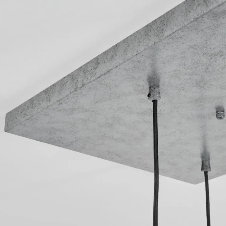 Suspension Leissigen Argent Oxydé, 7 lumières