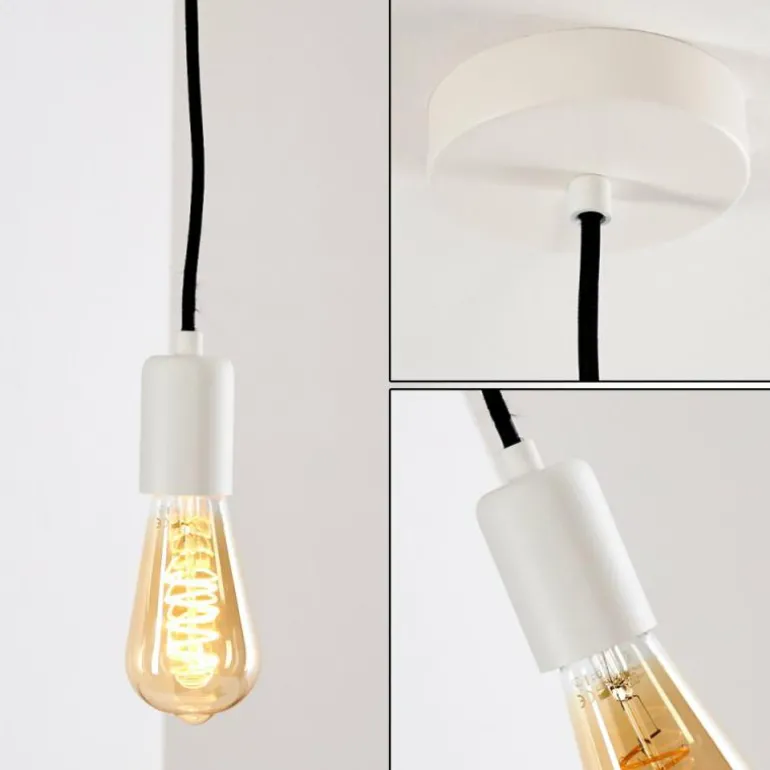 Suspension Lemone Blanc, 1 lumière